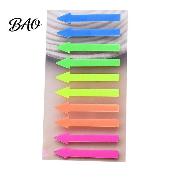 Planner Accessories Arrow Index Tab Stickers, Translucent PET Page Markers, Writable Note Flags Colorful Sticky for Organizing Book And File Document