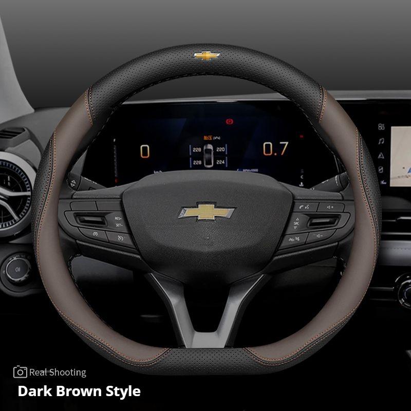 Leather Car Steering Wheel Cover for Chevrolet Corsa Groove Impala Matiz Beat Volt 1 Optra Lacetti Malibu Xl Epica Accessories