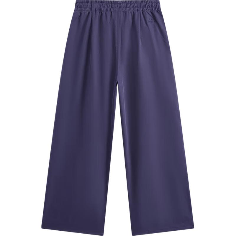 

Kappa Women s Loose Fit Wide-Leg Track Pants M