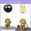 Mein Nachbar Totoro mit Mais Mädchen Katze Mini Modell Ornament Für Geburtstage Und Feiertage