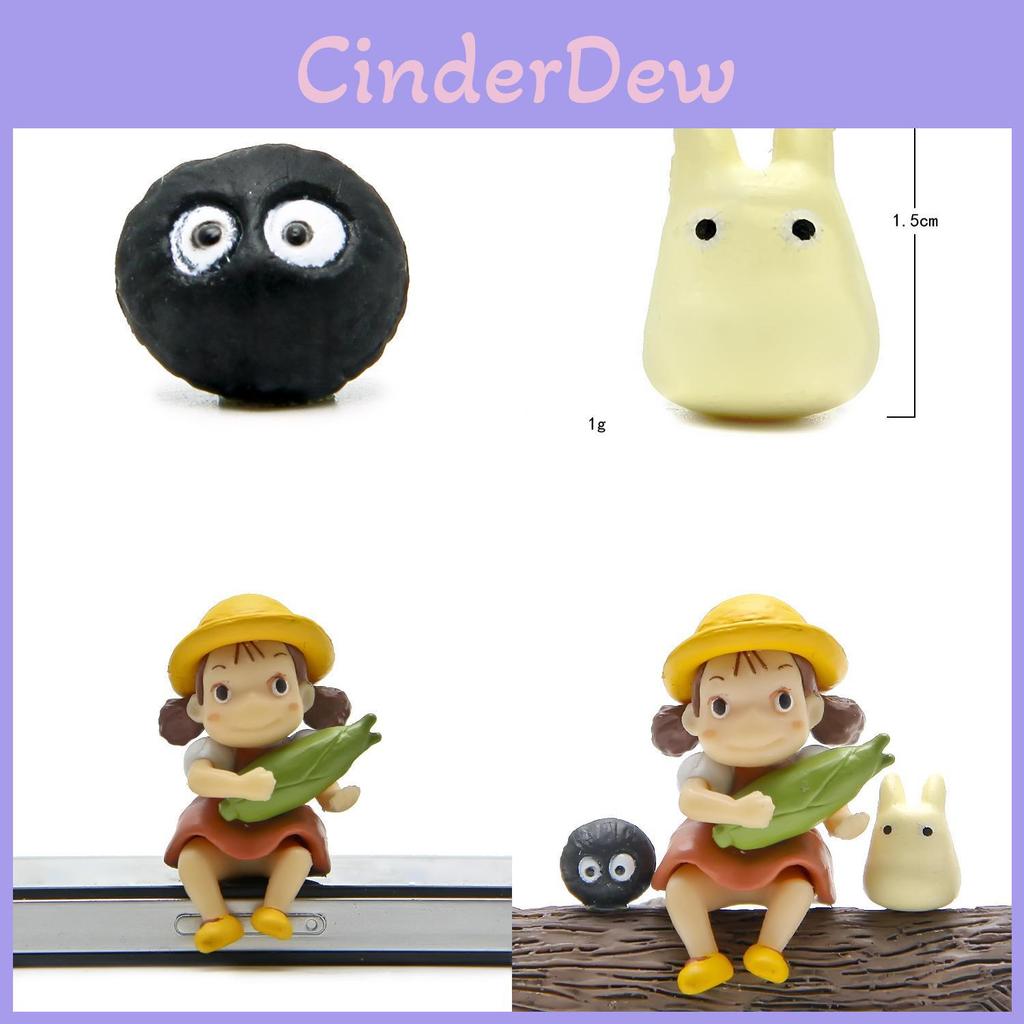 Mein Nachbar Totoro mit Mais Mädchen Katze Mini Modell Ornament Für Geburtstage Und Feiertage