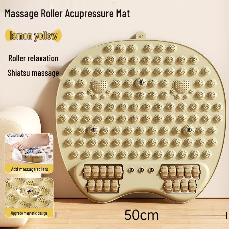 TLXT Acupressure Foot Massage Mat with Roller