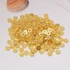 18k Gold-Filled Smooth Spacer Beads for DIY Jewelry Making