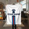 1PC Martini Custom Name Patterned Flannel Blanket Suitable For All Seasons For Home Decor Warmth And Comfort Gifts Holiday Present