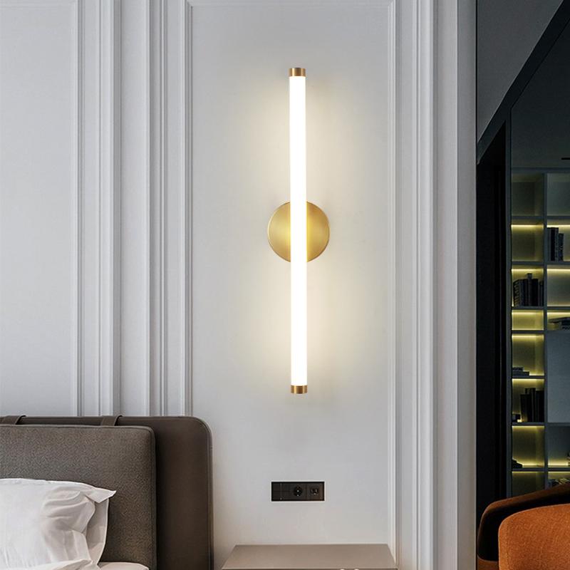 Wall Lamp Decor For Home Bedroom Decoration Surface Mounted Sofa Background Living Room Gold Sconce Lighting Fixture Wall Light