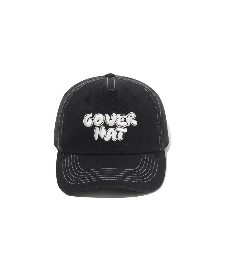 COVERNAT Graphic Logo Trucker Ball Cap Black