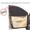 Magnetic Car Side Window Sunshade Nylon Mesh and Carbon Yarn Fabric for SUVs and trucks