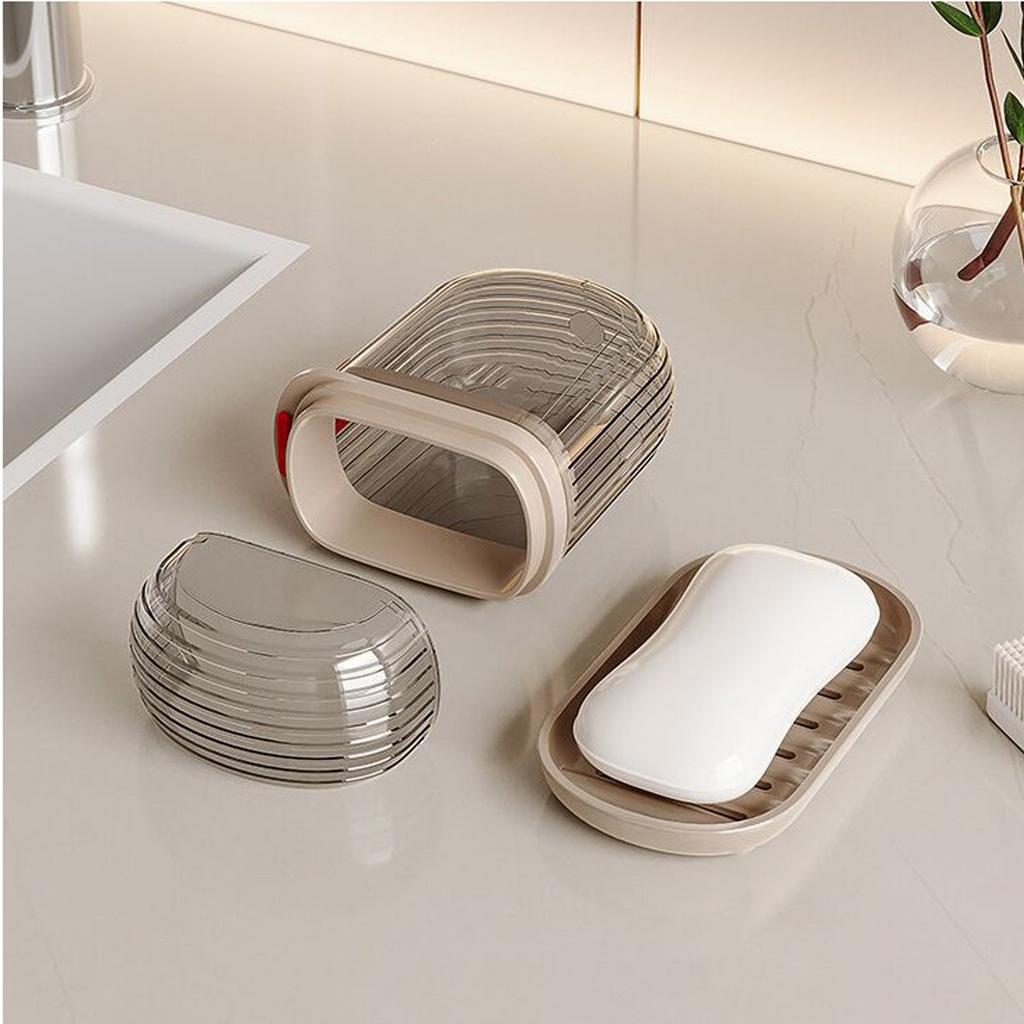 Travel Portable Soap Box, Business Trip Soap Box, Plastic Sealed Leak Proof Box, Bathroom Soap Box