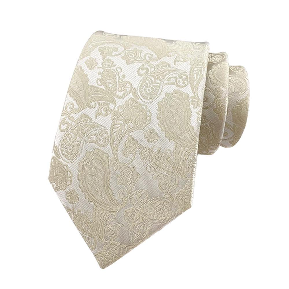 8cm Men Necktie Business Floral Ties Fashion Paisley Tie Wedding