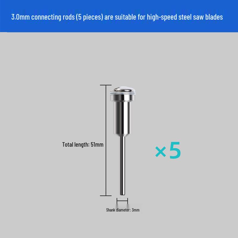 High-Speed Steel Circular Saw Blade Set for Wood, Plastic & Metal - Miniature Size for Hand Drills & Electric Grinders