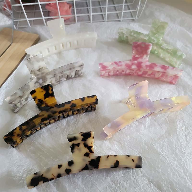 2025 Korean Elegant Acetate Hair Clip for Bun - Large Size