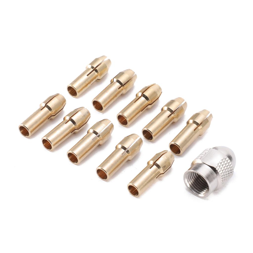 Drill Chuck Collet Set 1/32inch To 1/8inch Quick Changing Drill Chuck for Rotating Accessories Electric Chuck Rotary Tool