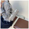 High-end Large Capacity Polka Dot Handbag Zipper Design Polka Dot Armpit Bag Women's Bag Women