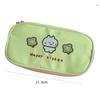 Cute Four Leaf Clover Kitten Pencil Case Cartoon Large Capacity Zipper Pencil Bag Student Stationery Storage Bag School Supplies