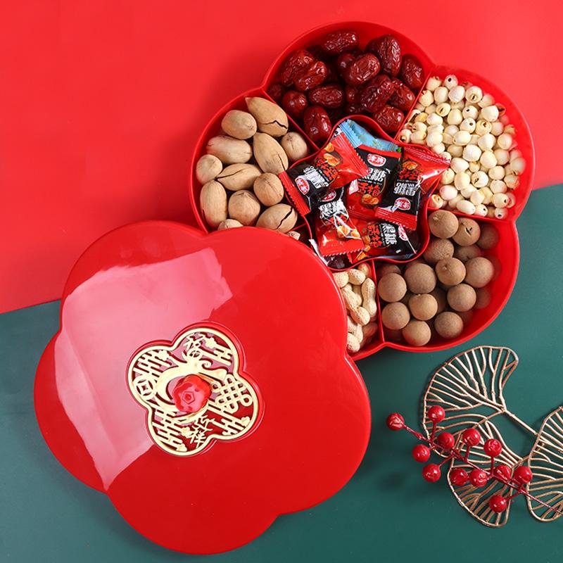 

Living Room Coffee Table Snack Storage Box: Fruit, Candy, Nuts, Melon Seeds