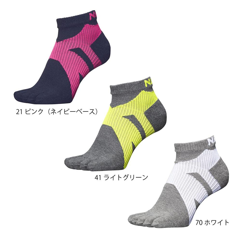 Nittaku Table Tennis Light Medium NW2900 Socks, Five-Toe Socks, Green, (22.0-25.0cm),