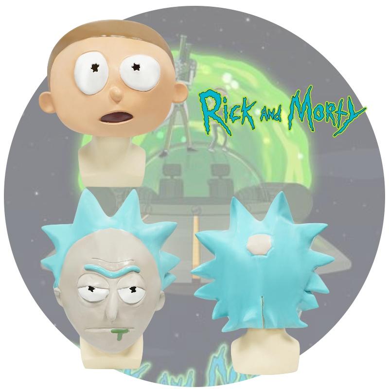 Rick And Morty Professor Latexmaske Halloween Anime Cosplay Kopfbedeckung DIY Spaß Geeignet für verschiedene Festivals
