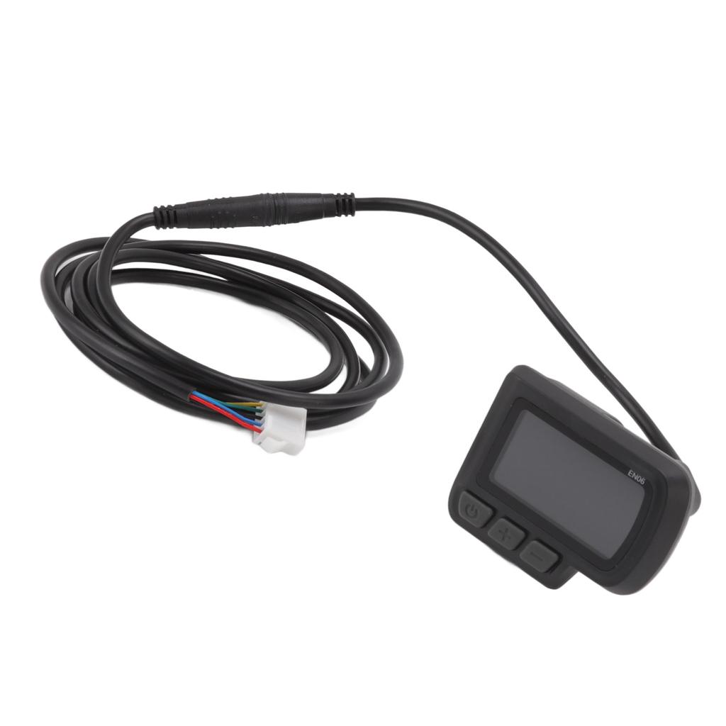 LCD EN06 Elektrisk Display Elektrisk Sykkel Smart Flytende Krystall Måler Vanntett Kobling
