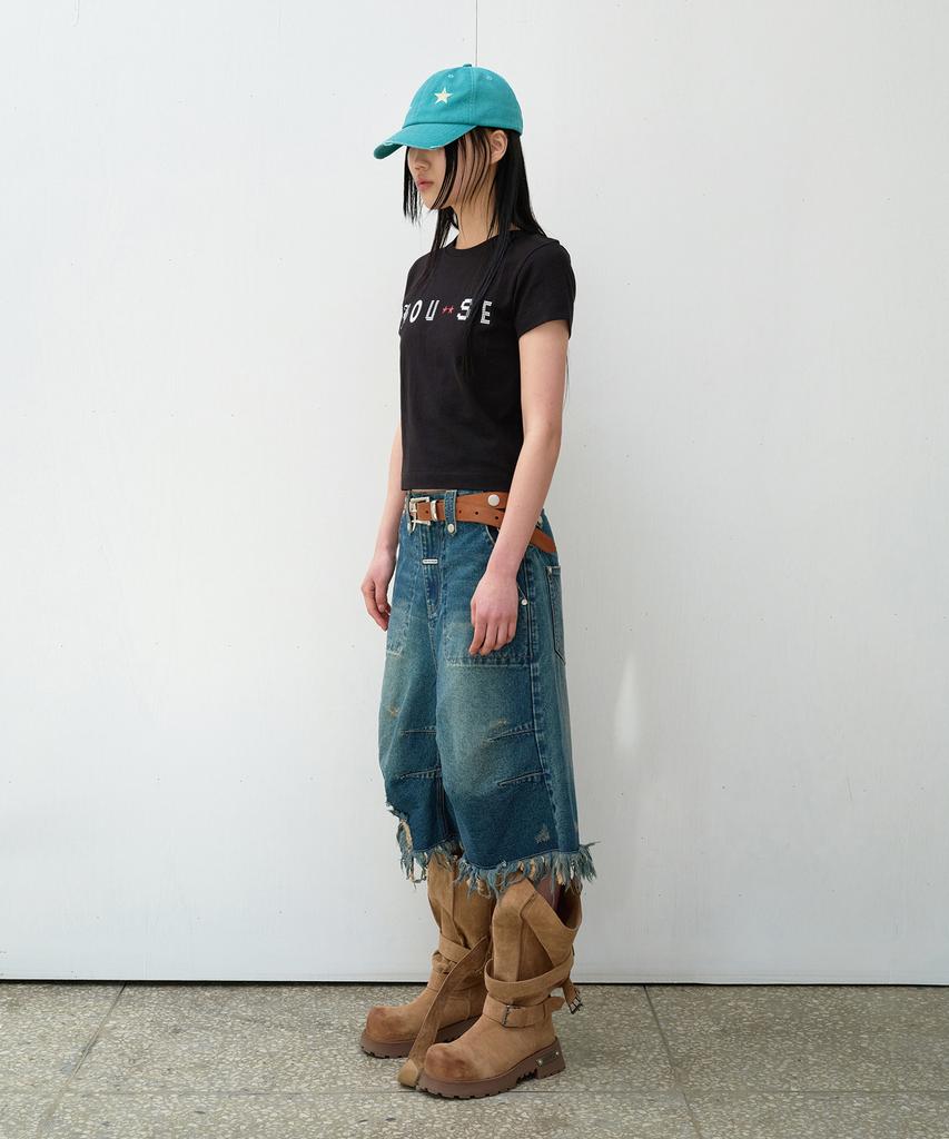 THEVINYLHOUSE Font-House Tee Black