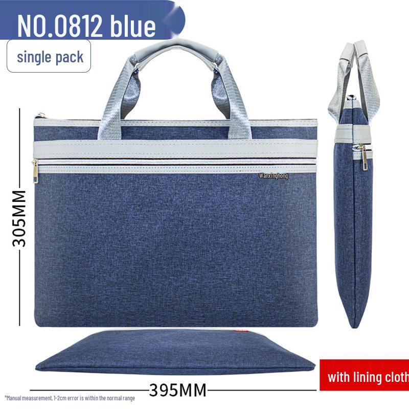 Oxford Cloth Waterproof Briefcase for Documents and Cigarettes