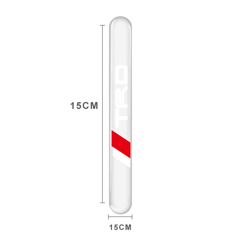 4KS Průhledný chránič proti kolizi dveří auta Nárazníková lišta Nálepka pro Toyota TRD GR Camry Corolla Yaris Chr Auris Avensis T25