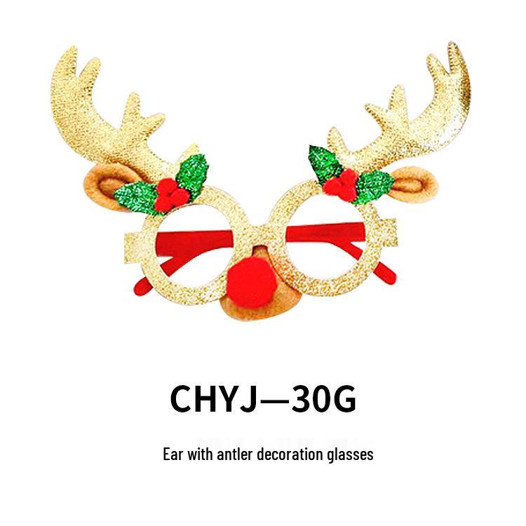 Festive Christmas Eyeglass Frames for Adults & Kids - Creative Holiday Party Accessories & Gifts