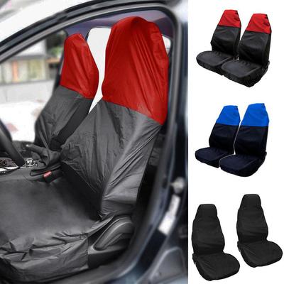 2 uds funda protectora para asiento delantero de coche fundas universales impermeables para asiento de coche funda para asiento de coche cojín transpirable
