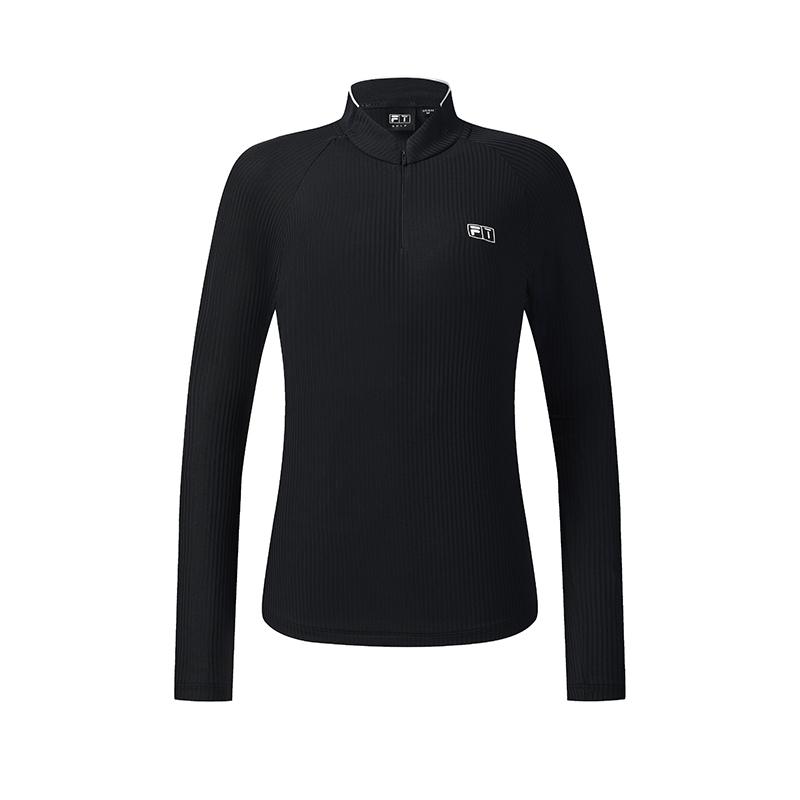 

Fila Серия Golf Легкая Эластичная Повседневная Спортивная Трикотажная Футболка Реглан с Длинным Рукавом Женские Топы A11W545207F-BK M