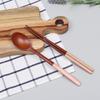 Rosewood Lacquer Two-Tone Spoon Set (Pink) Wood Spoon