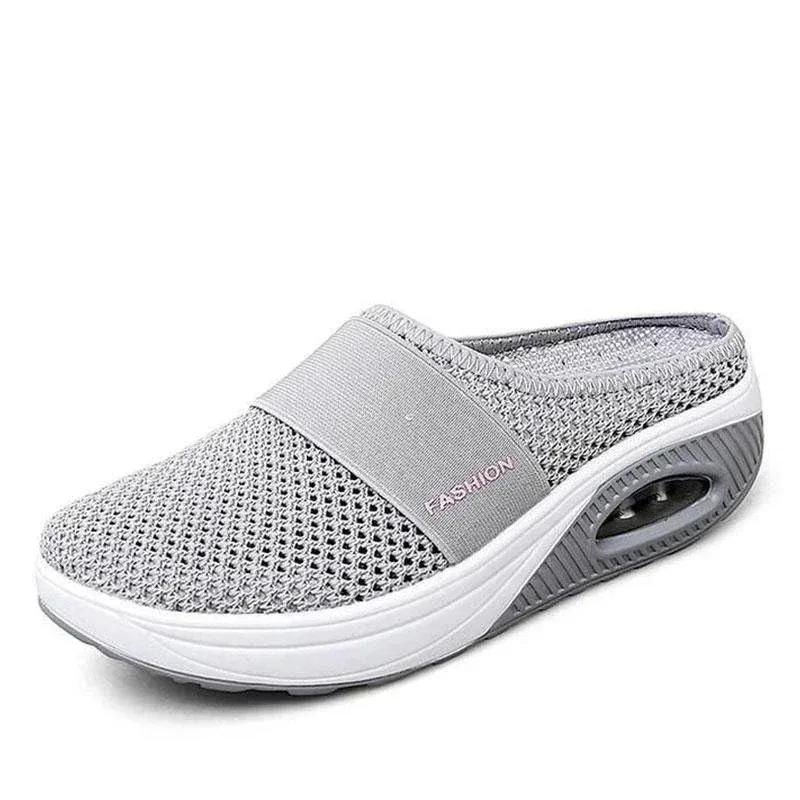 Plus Size 43 Dámské Pantofle na klín Air Platforma Prvotřídní Pantofle Vintage Protiskluzové Ležérní Žena Retro boty Dámské sandály