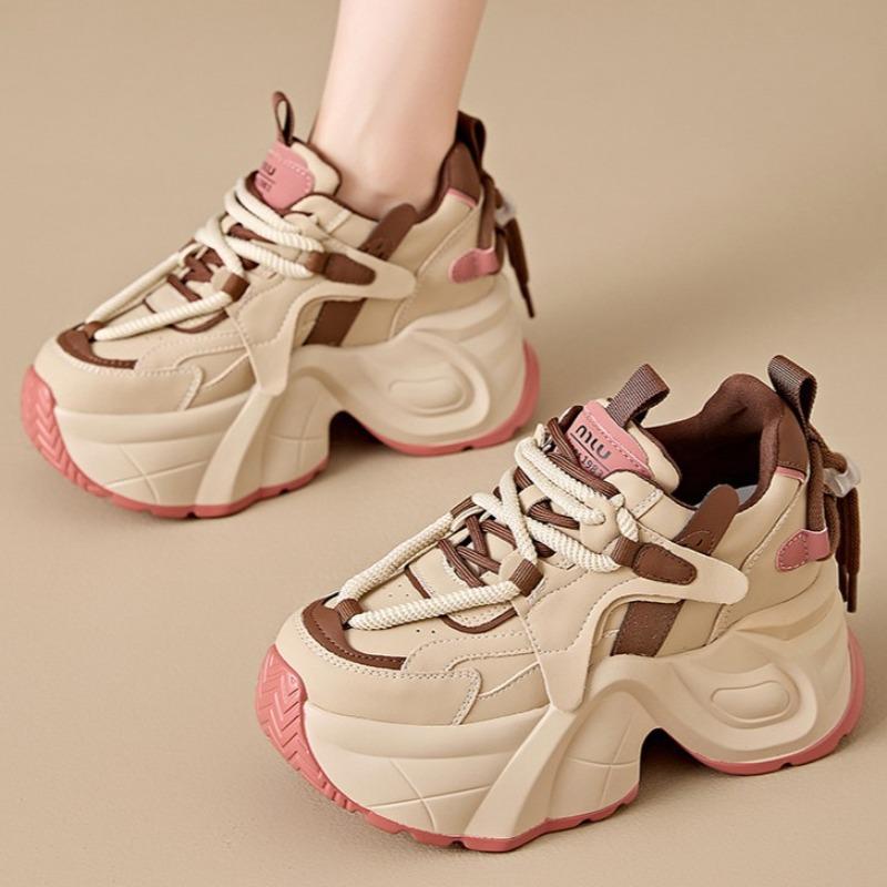 Autumn and winter women's shoes with thick soles, heightening and velvet to keep warm, sports shoes for children, versatile and casual