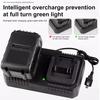 Lithium Battery Dual Charger 2 Ways Power Tool Battery Charger EU/US Plug For Makita 18V 21V Battery BL1415/1815/1830/1850