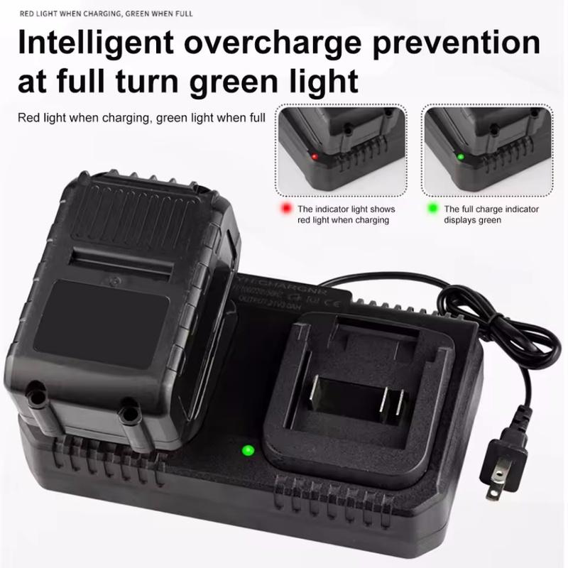 Lithium Battery Dual Charger 2 Ways Power Tool Battery Charger EU/US Plug For Makita 18V 21V Battery BL1415/1815/1830/1850