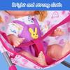 Children's Dollhouses Crib Bed Toy Accessory for Most Dolls for Imaginative Playing Daily Casual Use Decoration