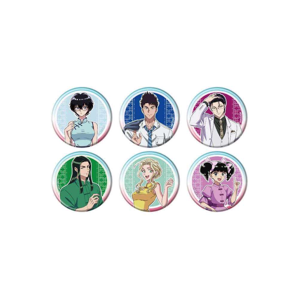 

Kowloon Generic Romance 01 Can Badge Complete Set [Official Illustration] (6-Piece Box)
