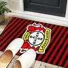 Fußballverein Wappen Löwe Büro Teppich Stuhlmatte, Spielteppich, Geeignet für Eingangsbereich, Schlafzimmer, Wohnzimmer, Schreibtisch, Weihnachtsgeschenk