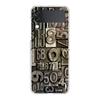 Phone Cover For Samsung Galaxy Z Flip 7 6 5 4 Case Transparent For Samsung Z Flip 3 Hard PC Foldable Shell Number Pattern Capas