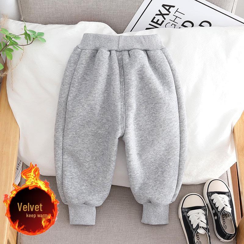 Kids' Cotton Casual Pants for Fall/Winter 2025 - New Sports Sweatpants for Small, Medium, and Large Children