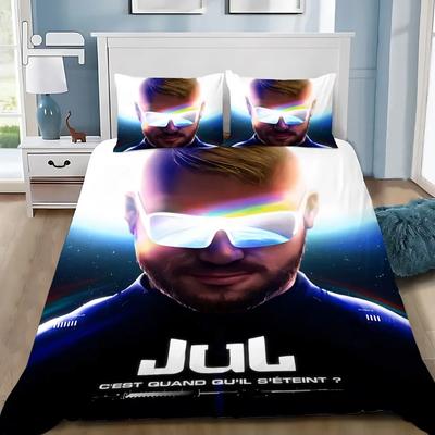 Bettbezug Rapper JuL C'est Pas Kissenbezug Bettwäsche Des Lol Set Erwachsener Junge/Mädchen Schlafzimmer Dekoration Einzelbett Doppelbett Übergröße