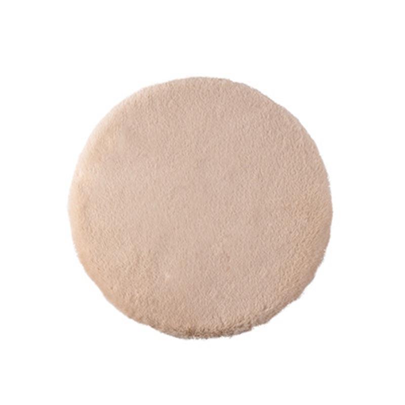 

Nordic Faux Rabbit Fur Non-slip Seat Cushion for Winter - Plush Thickened Chair Pad for Sofas, Offices, Dining, and Pets. 45*45cm Round хакі
