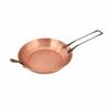 High Heat Conductivity Uncoated Skillet | Gas Cooktop Compatible, Copper Frying