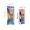 Chrome Nail Powder Metallic Mirrored Effect Pigment Iridescence Auroras Glitter Dust Kit for Gel Polish Nail Art Decoration