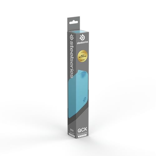 SteelSeries QcK Aqua Gaming Mouse Pad, Medium, 63459, Non-Slip Rubber Base, 32cm x 27cm x 0.2cm