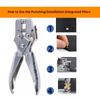 406 Pieces 5mm Eyelet Buckle Punching Pliers Colorful Leather Fabric Bag Wallet Eyelet Punching Tool Set