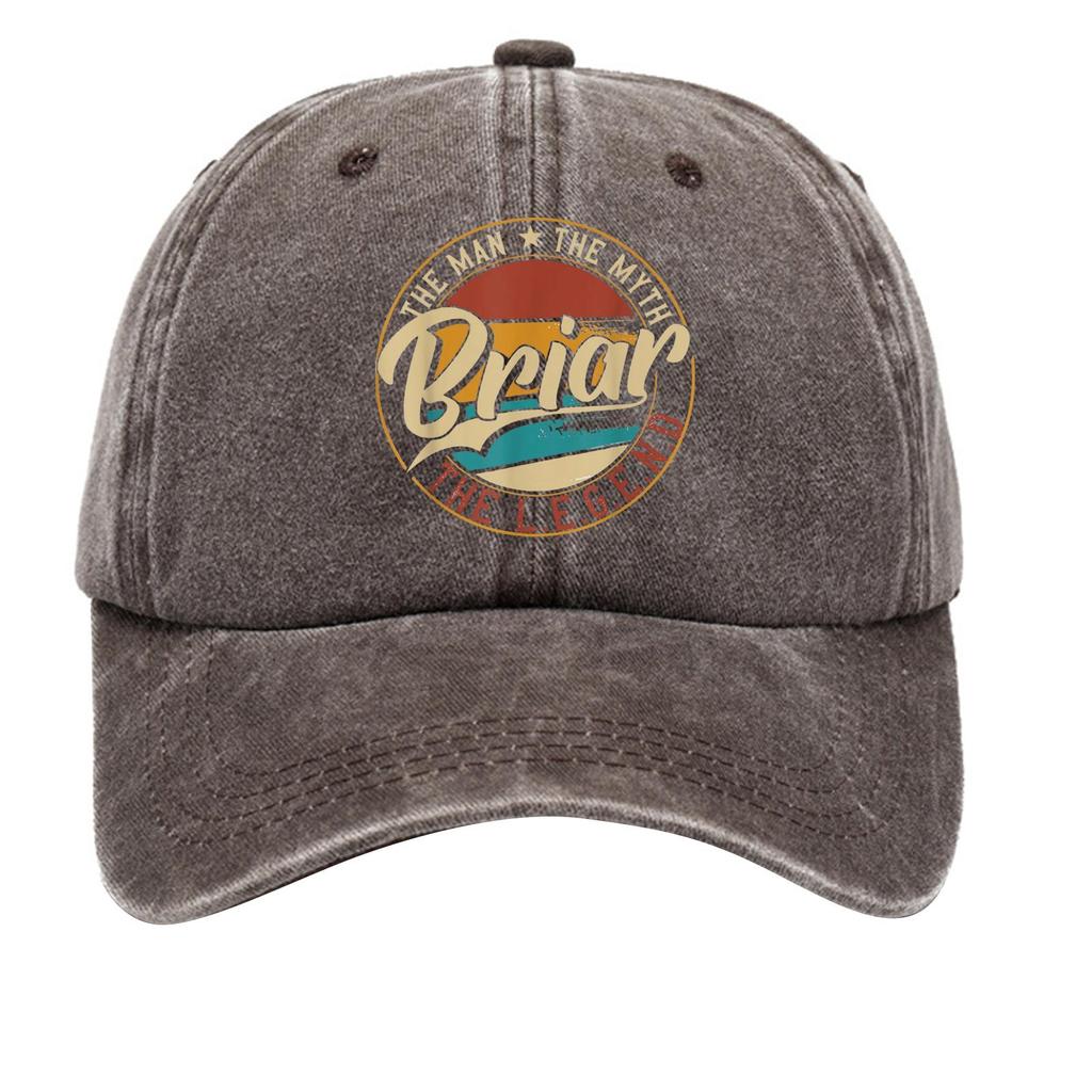 Washed Cotton Baseball Cap Soft Top Denim Hat Vintage Style Adjustable Fit Casual Outdoor Headwear for Men and Women