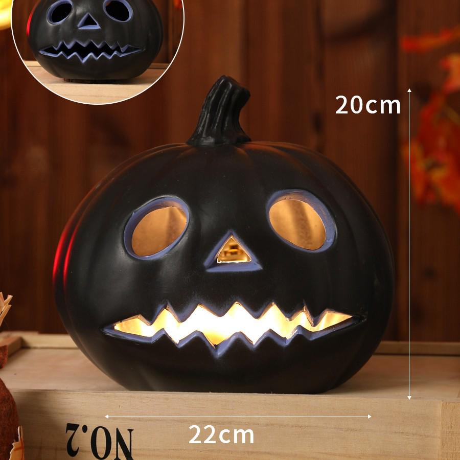 Halloween Pumpkin Lantern Decorations & Photo Props Set