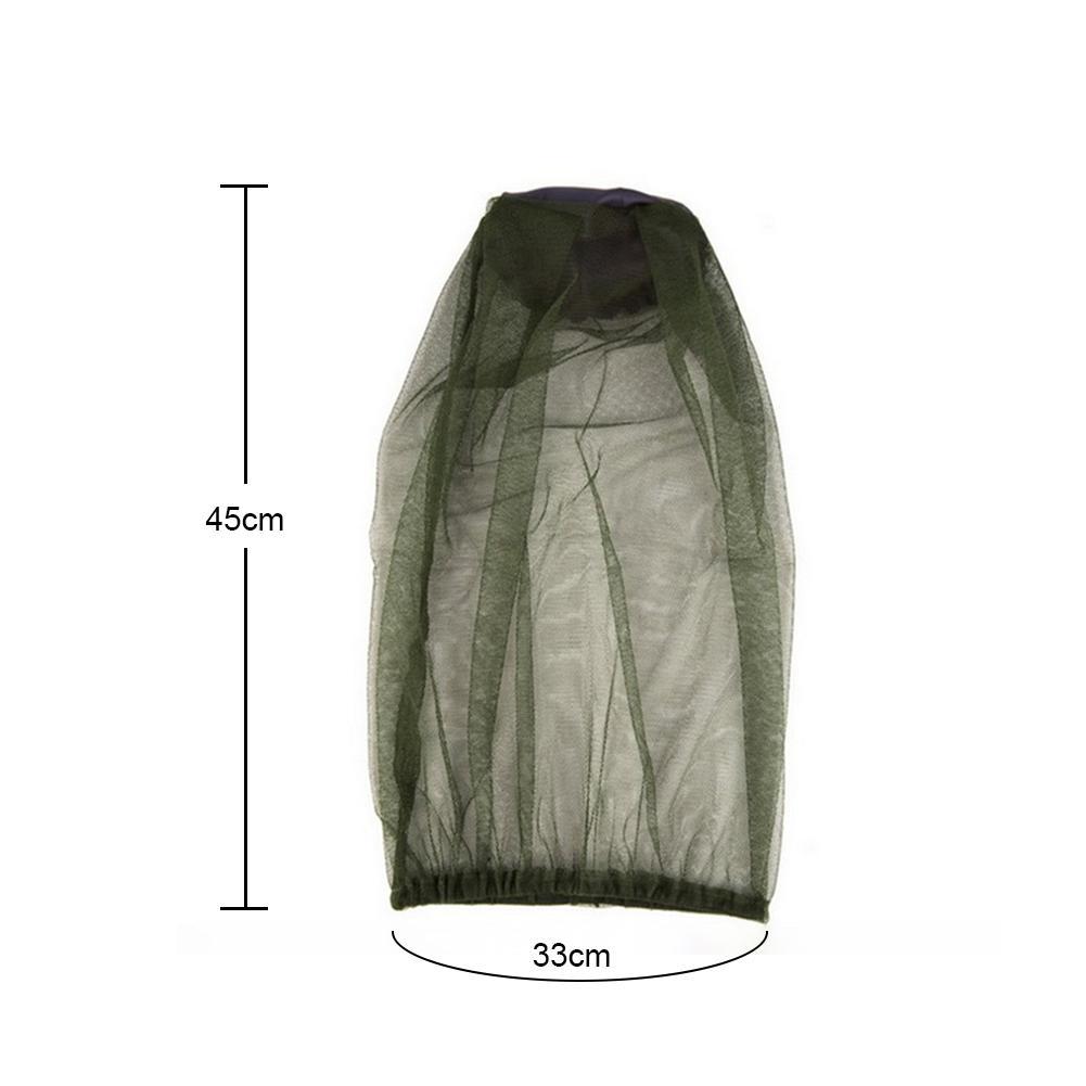 1PCS Breathable Sun Head Net Insect Proof Face Cover For Out Fishing Camping Hiking Mosquito Bee Protection Men Women Foldable