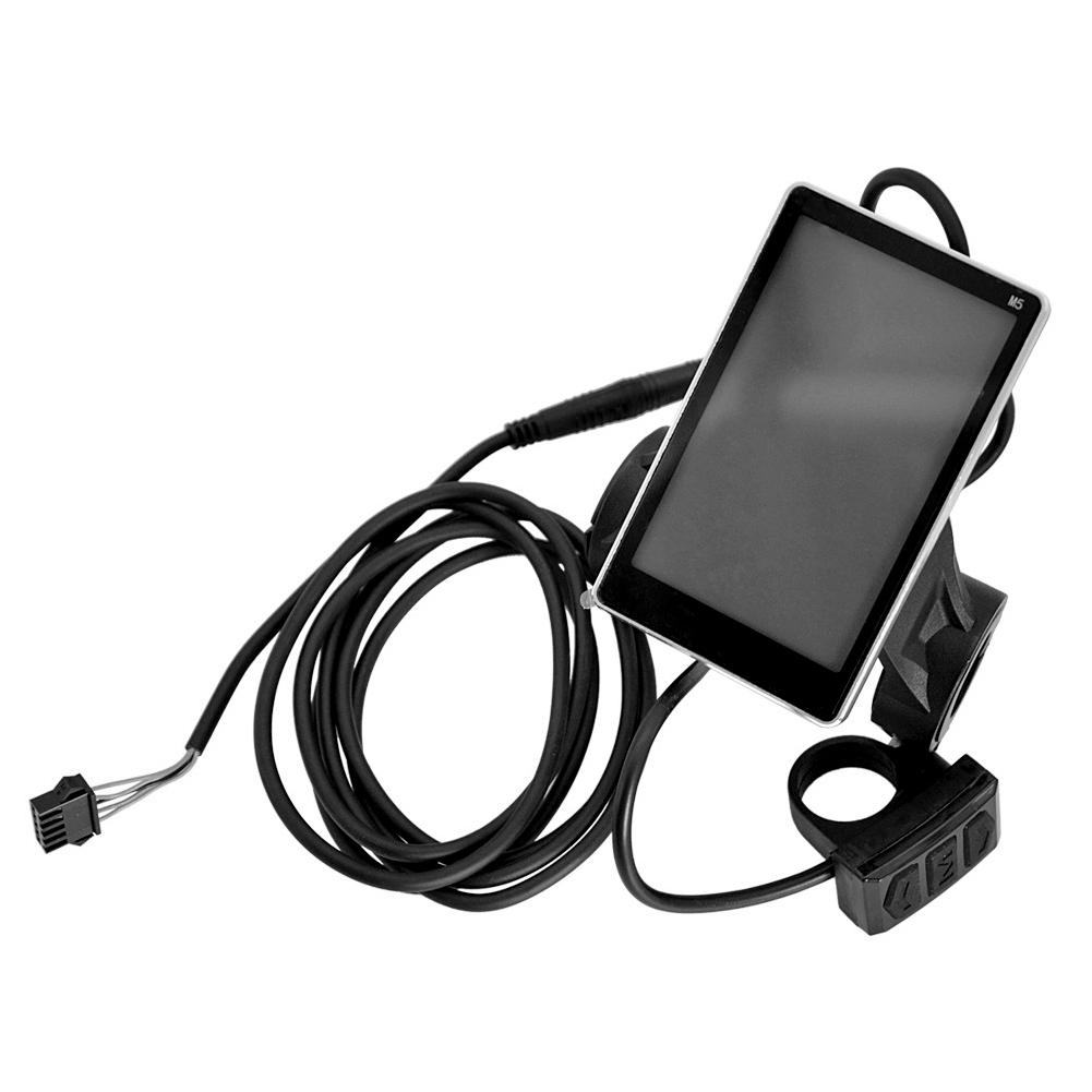 5-pin E-Bike M5 LCD Display Screen Electric Scooter Speedmeter With Control Electric Bicycle Display Modification Accessories