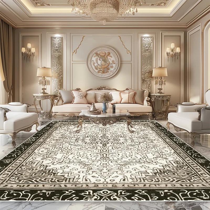 Persian Luxury Carpet Living Room High-grade Bedroom Decoration Beautiful Large Area Rug Lounge Non-slip Soft Bedside Floor Mats