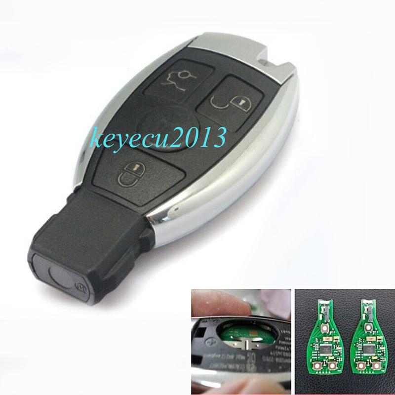 KEYECU Keyless Entry Smart 3 Button Remote key With Infrared for Mercedes Benz 315Mhz 2006 2007 2008 2009 2010 Support NEC & BGA